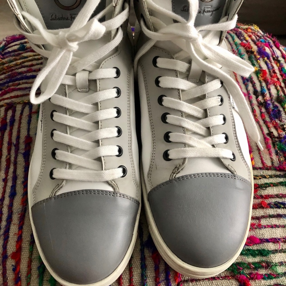 Salvatore Ferragamo High Top Sneakers